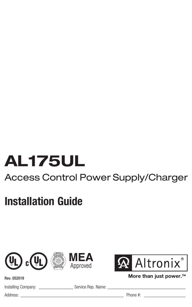 Altronix AL175UL User manual
