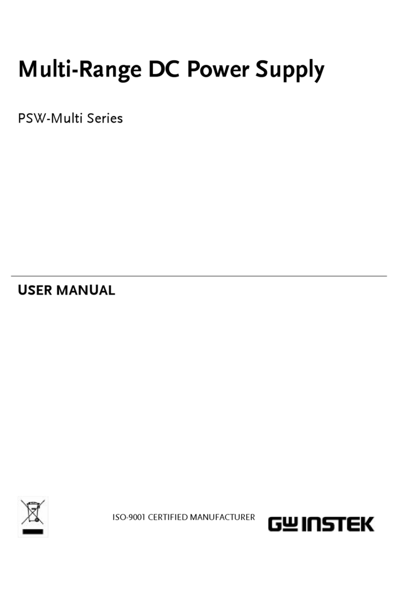 GW Instek PSW-Multi Series User manual GW Instek PSW-Multi Series User manual