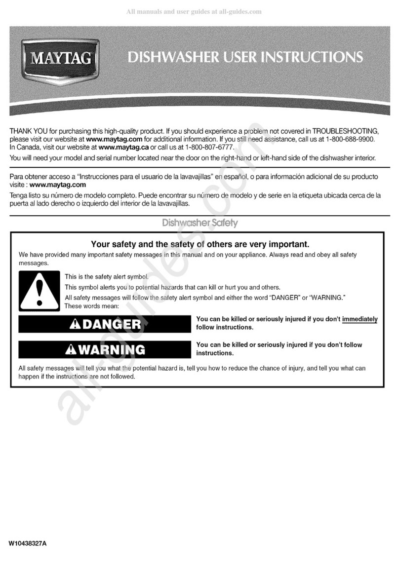 Maytag W10438327A User instructions