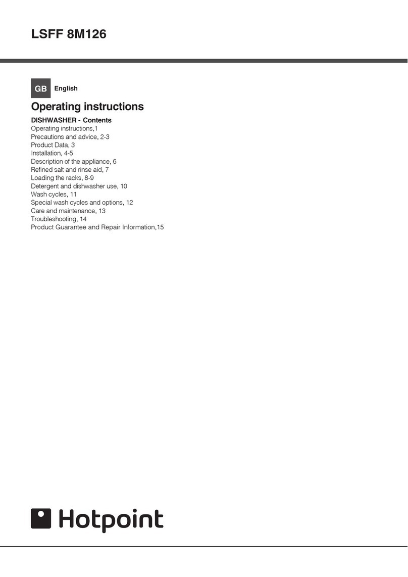 Hotpoint LSFF 8M126 User manual