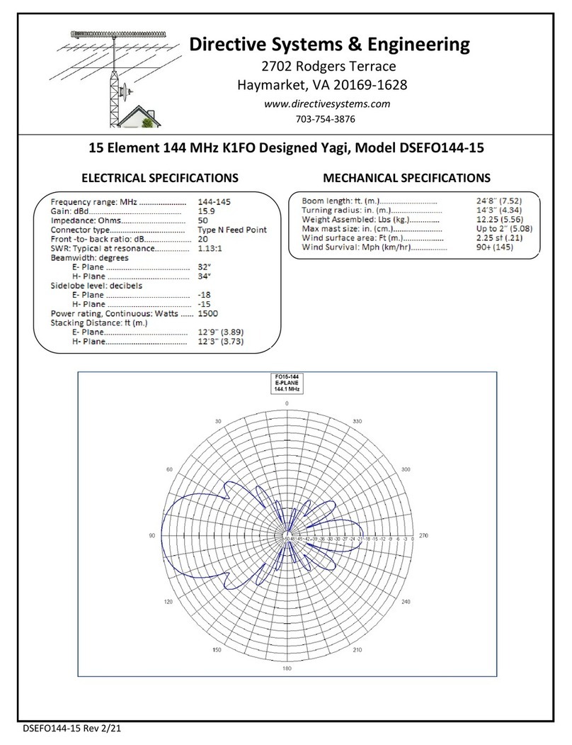 Directive Systems & Engineering DSEFO144-15 Assembly instructions