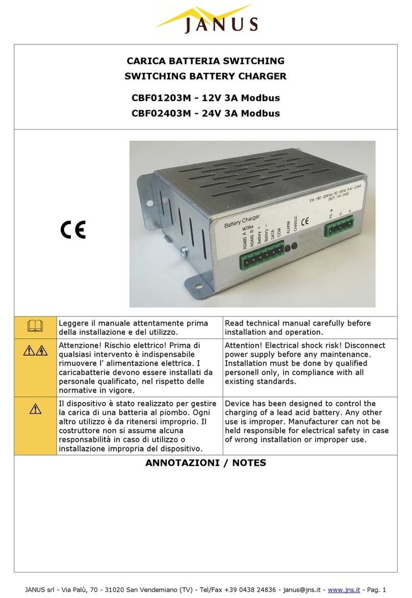 Janus CBF01203M quick start guide
