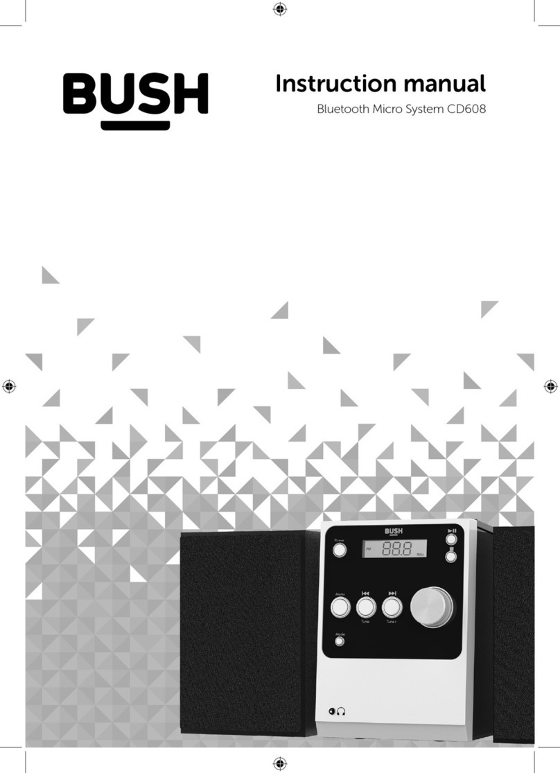 Bush CD608 Installation and operating instructions Bush CD608 Installation and operating instructions
