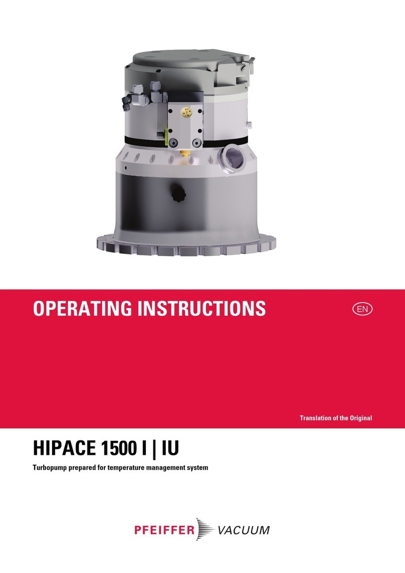 Pfeiffer Vacuum HIPACE 1500 I Translation of the original