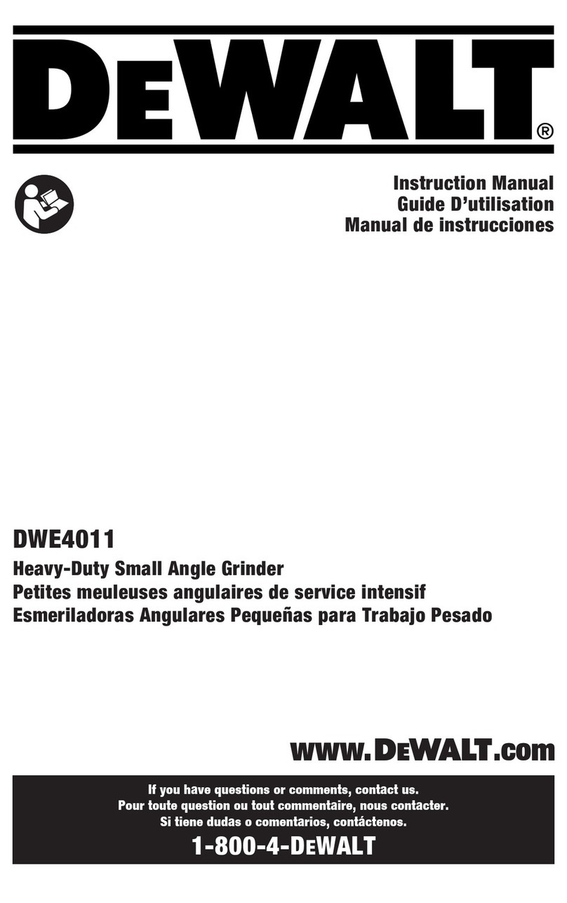 DeWalt DWE4011 User manual