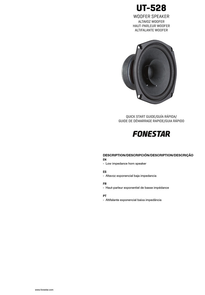 FONESTAR UT-528 User manual