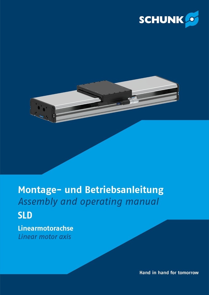 SCHUNK SLD Assembly and operating manual