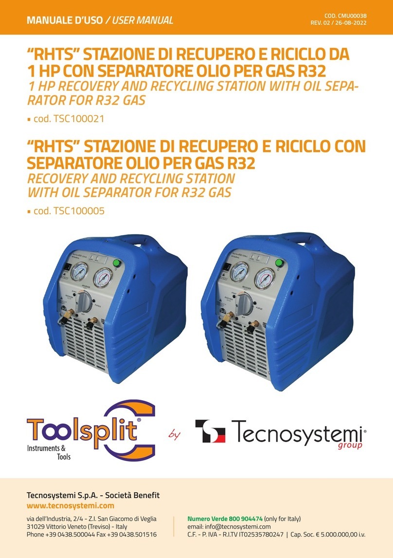 Tecnosystemi Toolsplit TSC100021 User manual