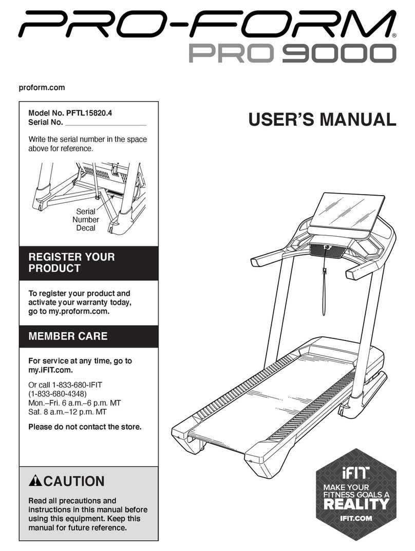 Pro-Form PRO 9000 User manual