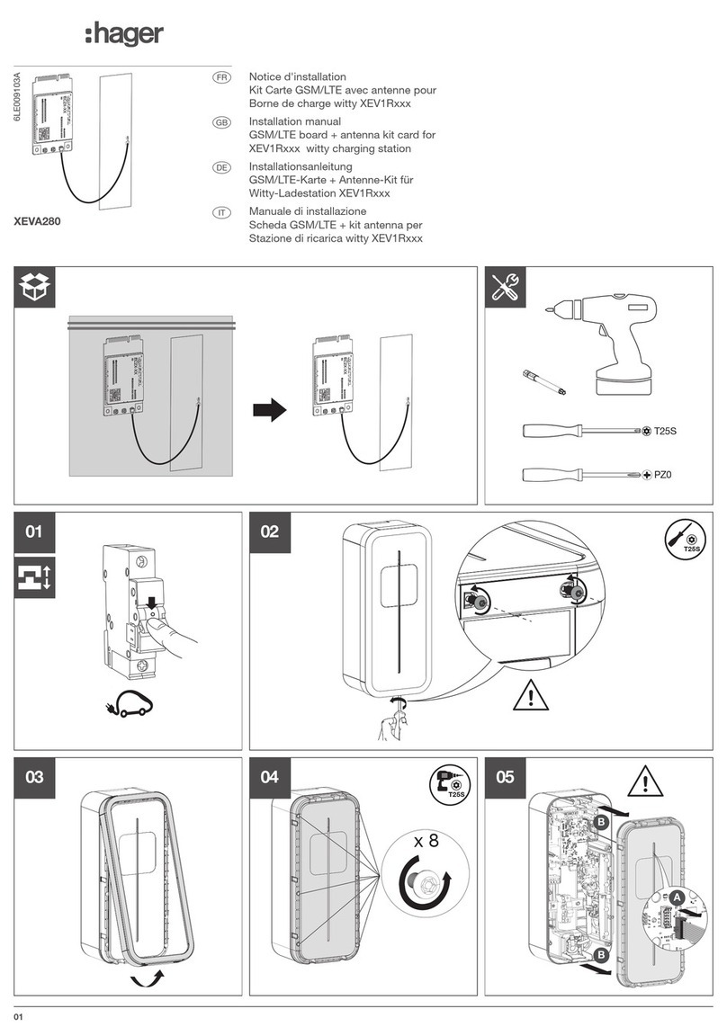 hager XEVA280 User manual