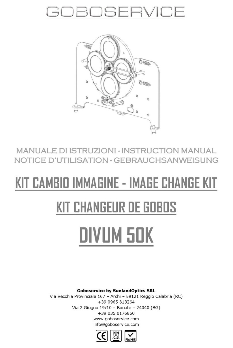 SunlandOptics GOBOSERVICE DIVUM 50K instruction manual SunlandOptics GOBOSERVICE DIVUM 50K instruction manual