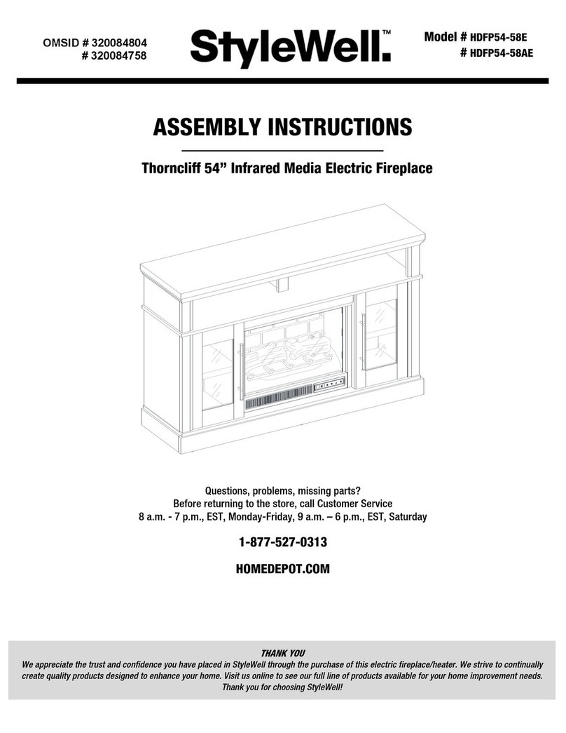 StyleWell Thorncliff HDFP54-58E User manual