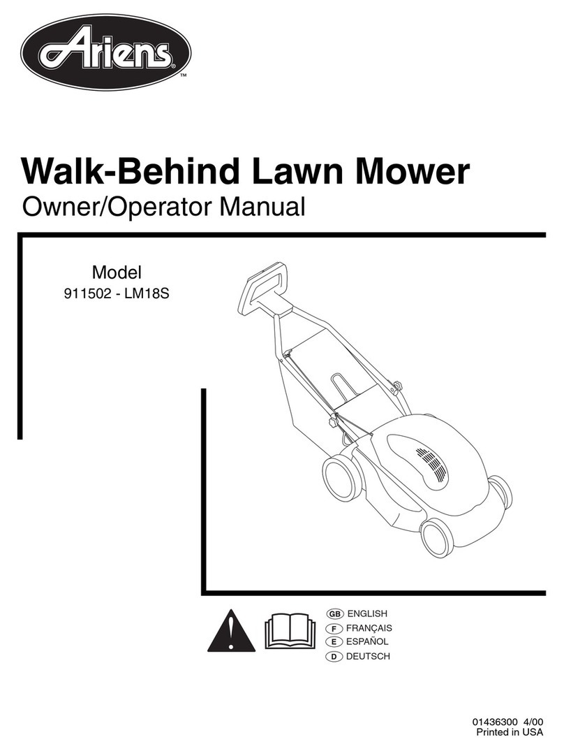 Ariens LM18S Owner's/operator's manual