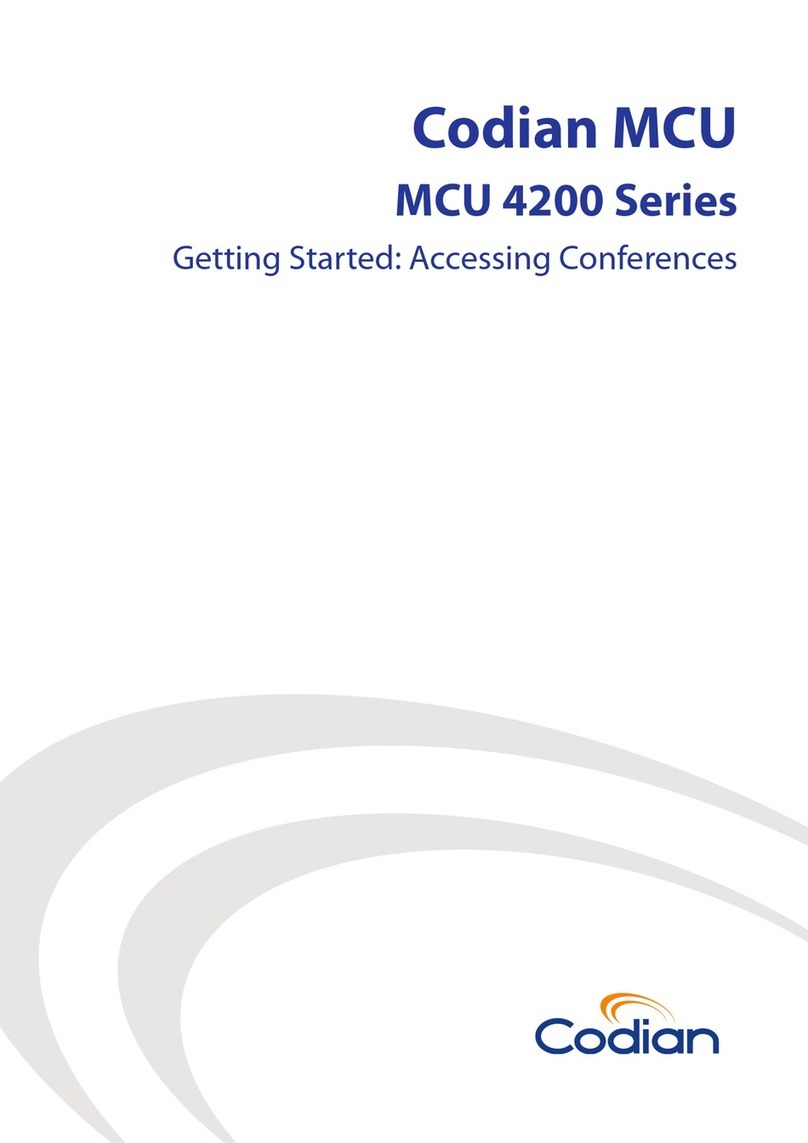 Codian MCU 4200 Series Getting started