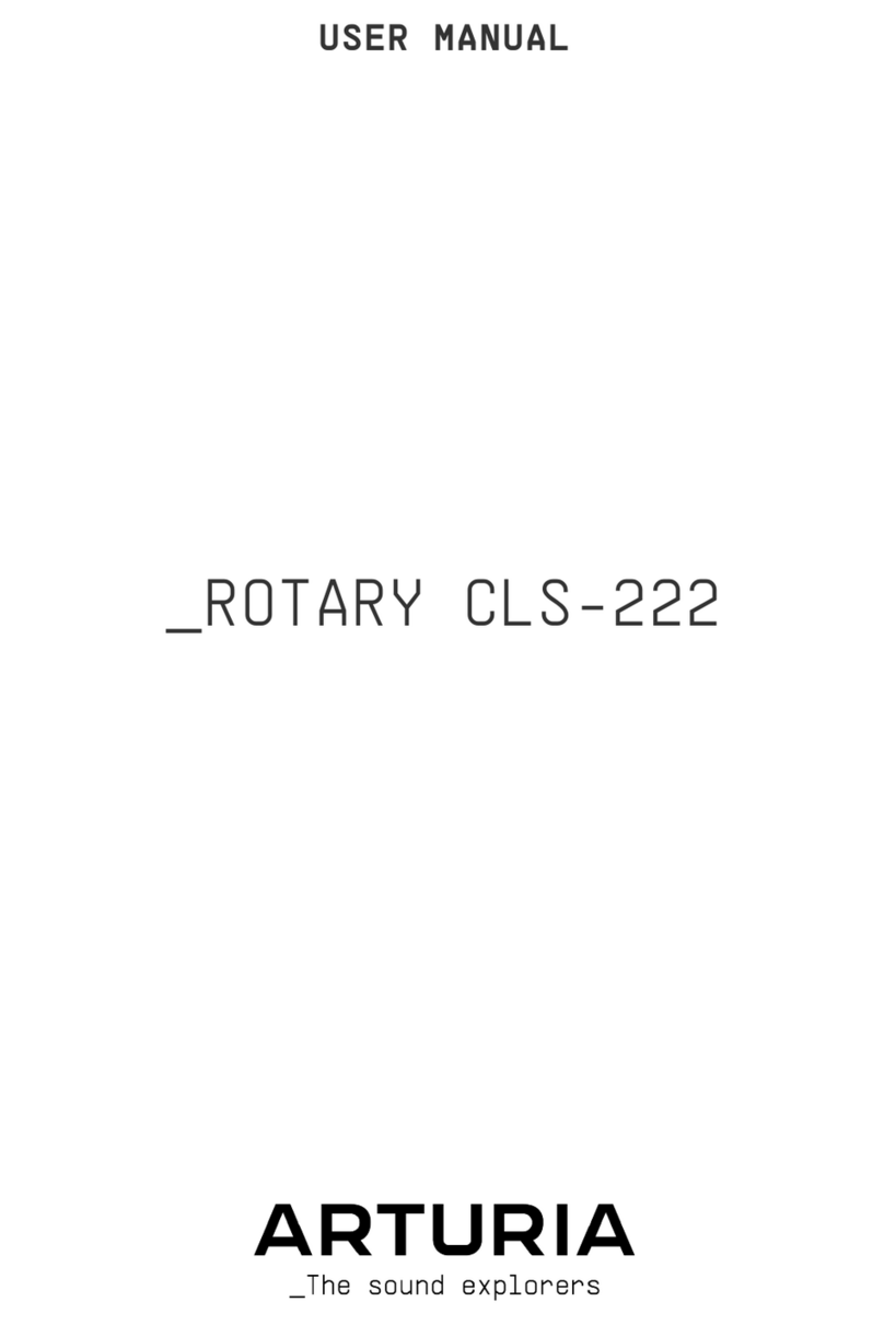 Arturia ROTARY CLS-222 User manual