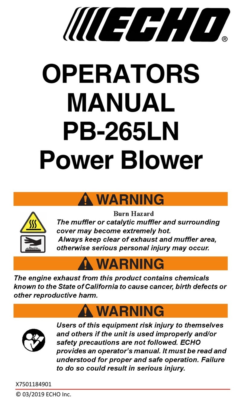 Echo PB-265LN User manual