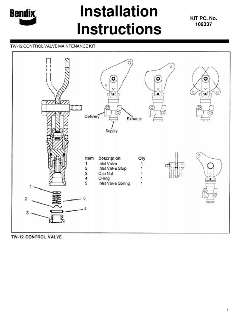 BENDIX TW-12 installation instructions