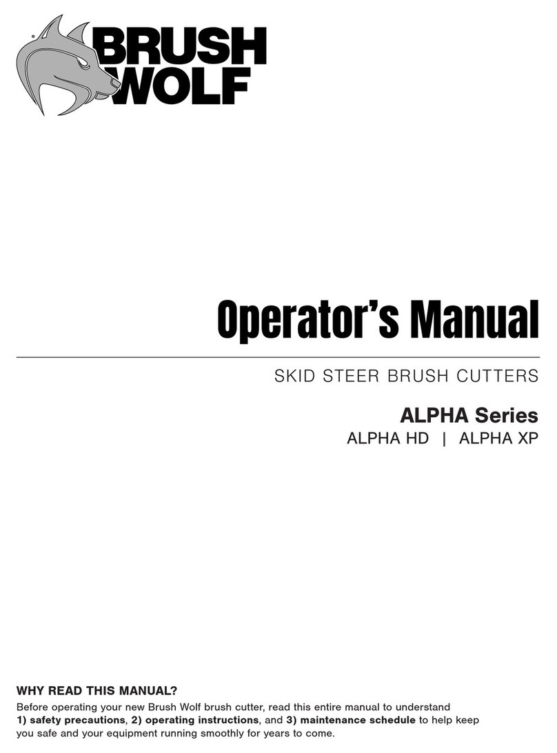 Brush Wolf ALPHA Series Operator's manual