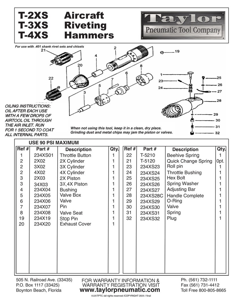 Taylor T-2XS manual