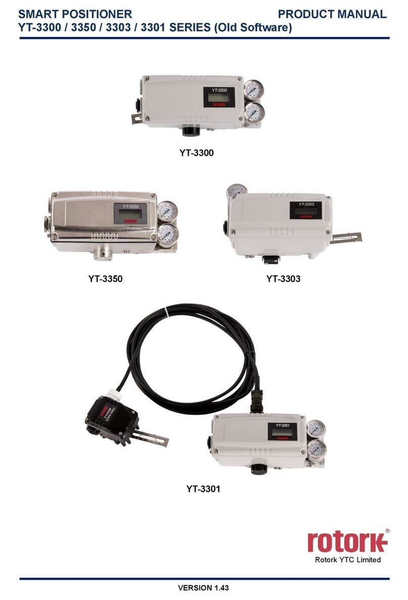 rotork YT-3300 Series product manual