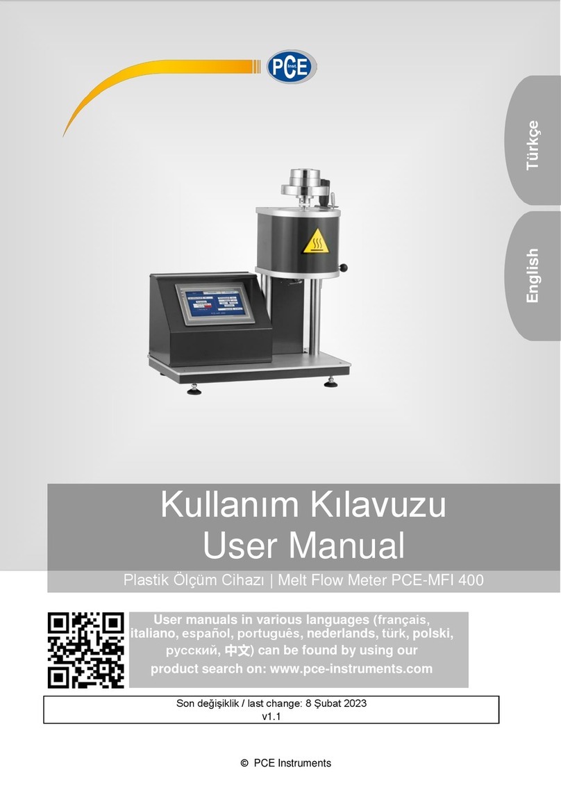 PCE Health and Fitness PCE-MFI 400 User manual
