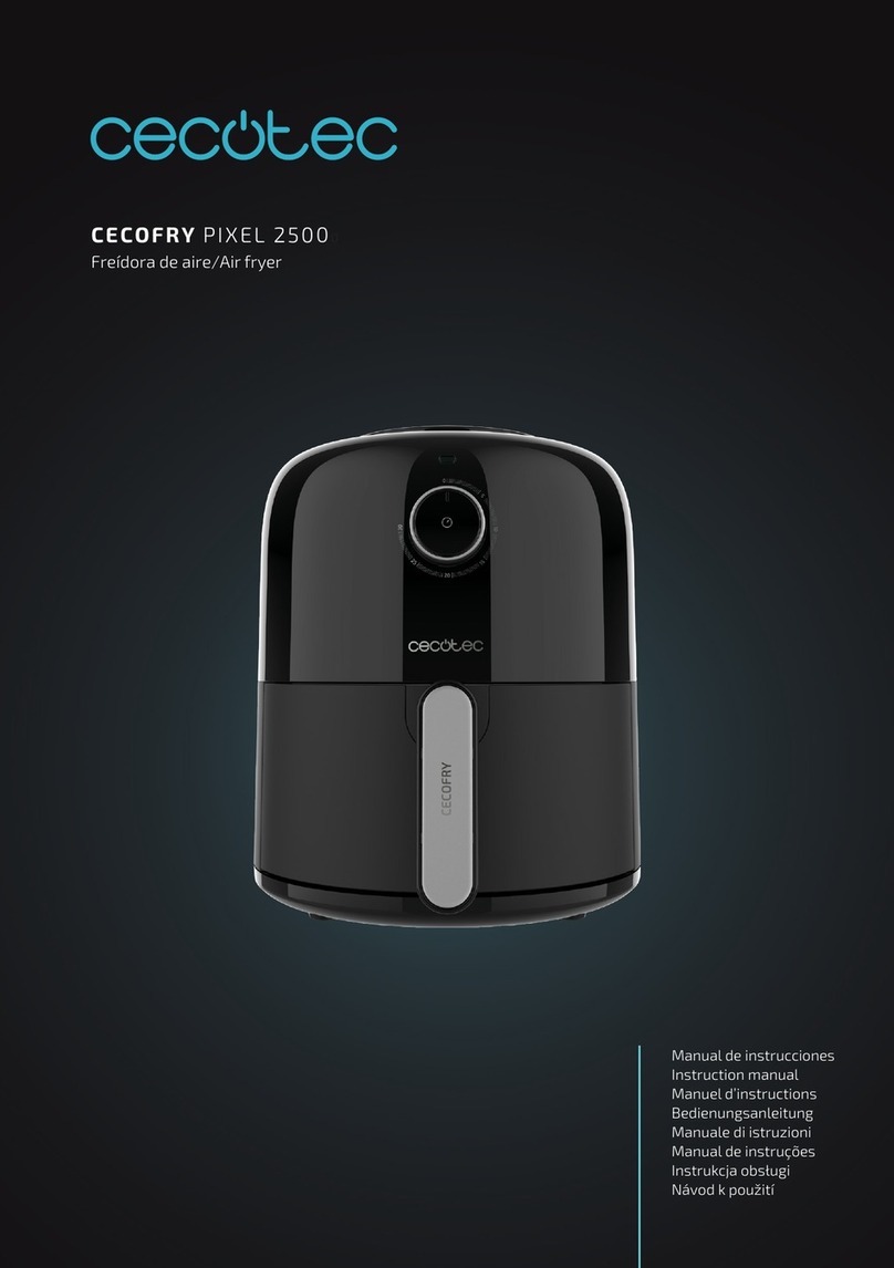 cecotec CECOFRY PIXEL 2500 instruction manual