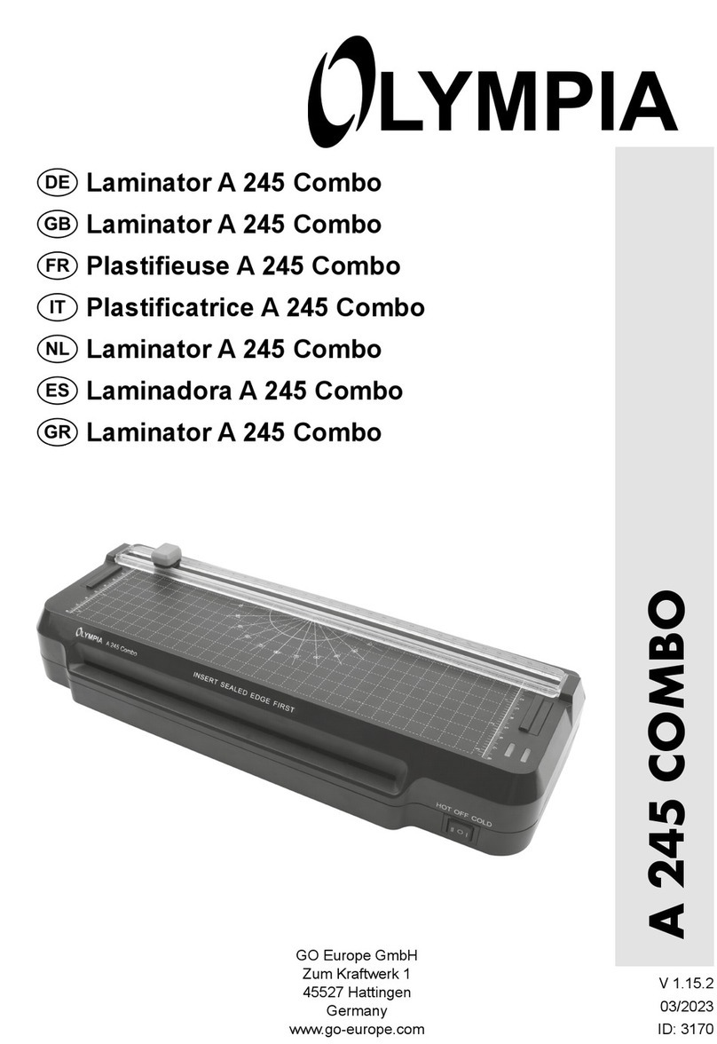 Olympia A 245 Combo manual
