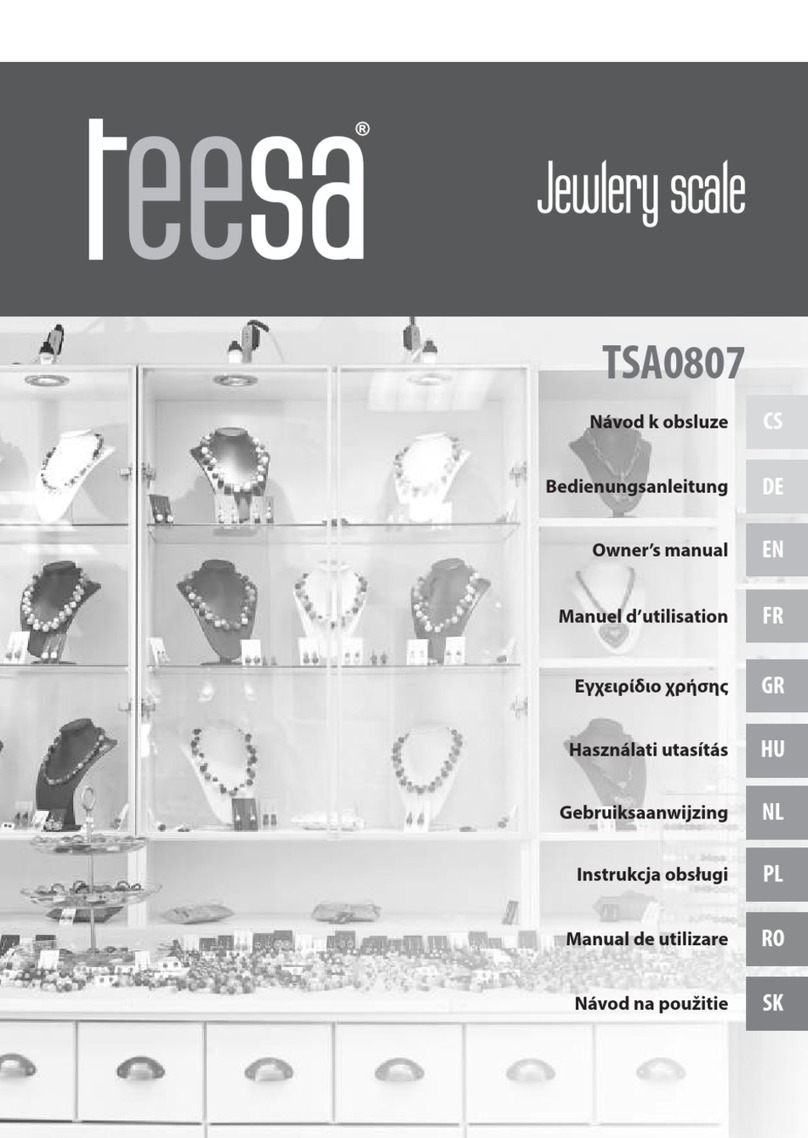 Teesa TSA0807 User manual