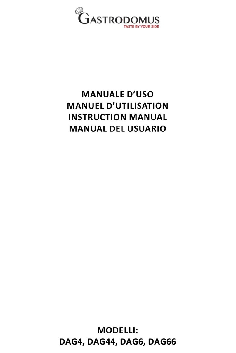 Gastrodomus DAG4 instruction manual