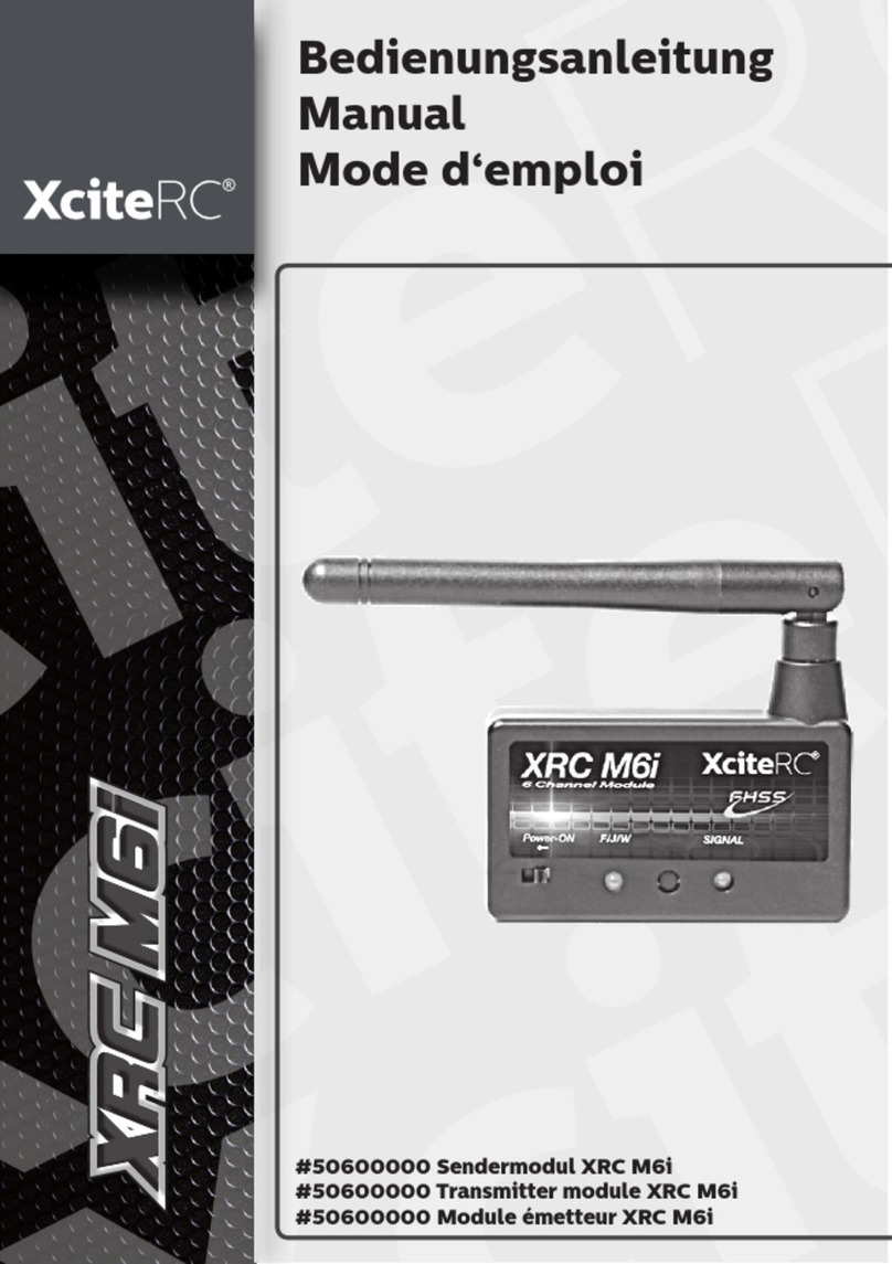 XciteRC XRC M6i manual