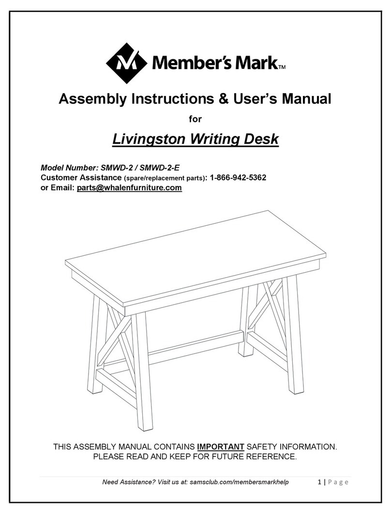 Members Mark Livingston SMWD-2 Owner's manual Members Mark Livingston SMWD-2 Owner's manual