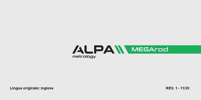 ALPA MEGArod User manual
