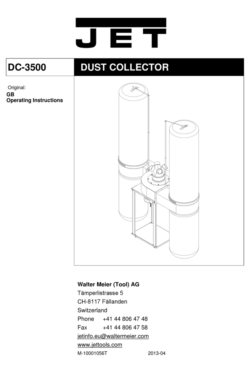 Jet DC-3500 User manual