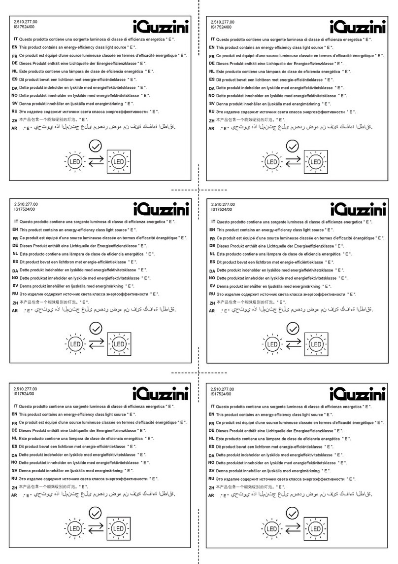 iGuzzini Sirolo User manual