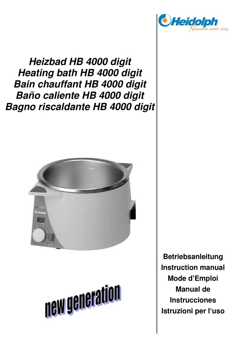 Heidolph HB 4000 digit instruction manual