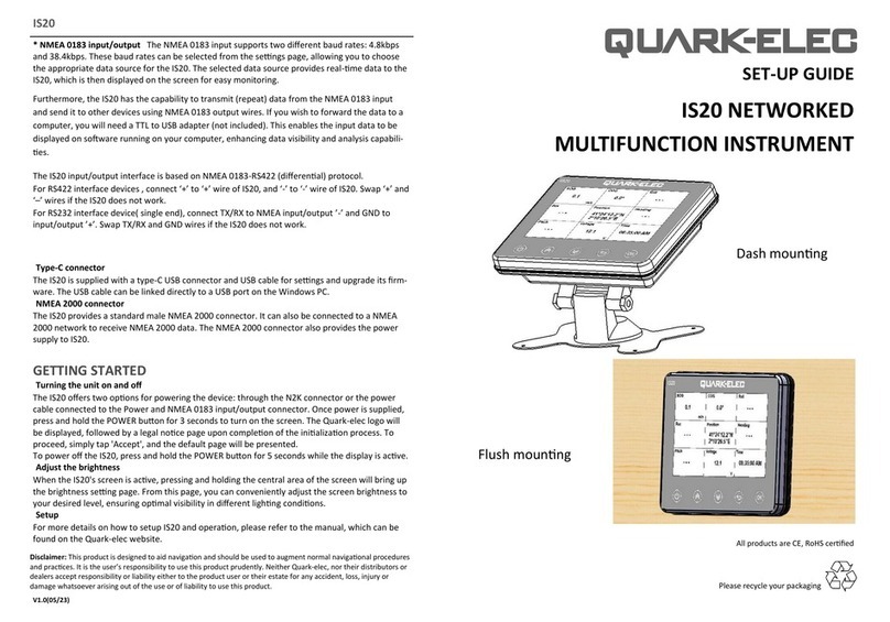Quark-Elec IS20 Setup guide