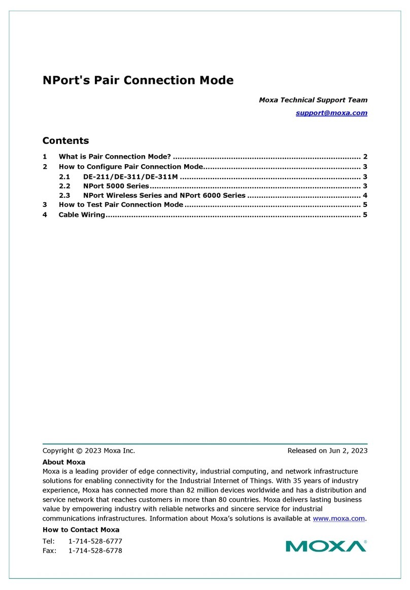 Moxa Technologies NPort 5200 Series User manual
