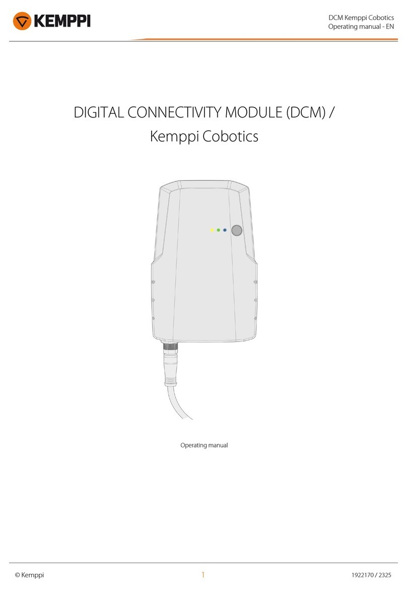 Kemppi DCM operating manual