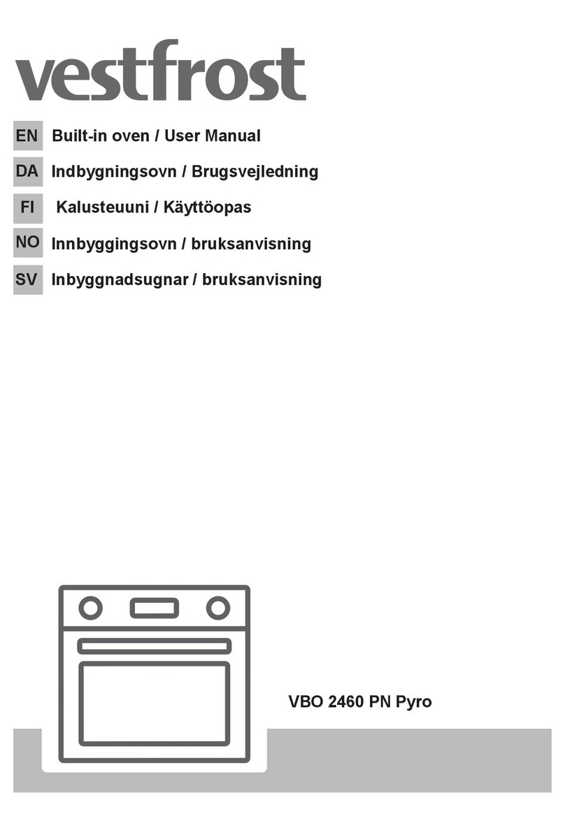 Vestfrost VBO 2460 PN Pyro User manual Vestfrost VBO 2460 PN Pyro User manual