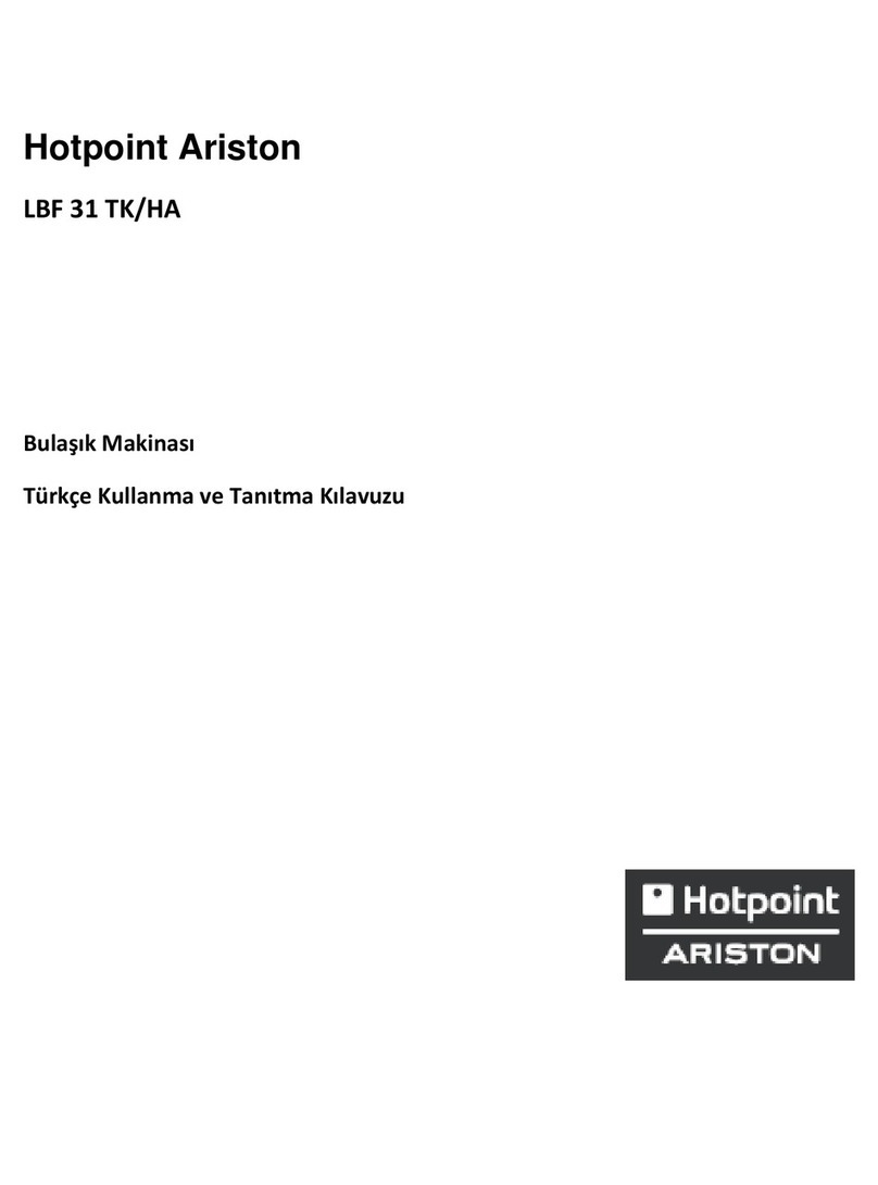 Hotpoint Ariston LBF 31 User manual