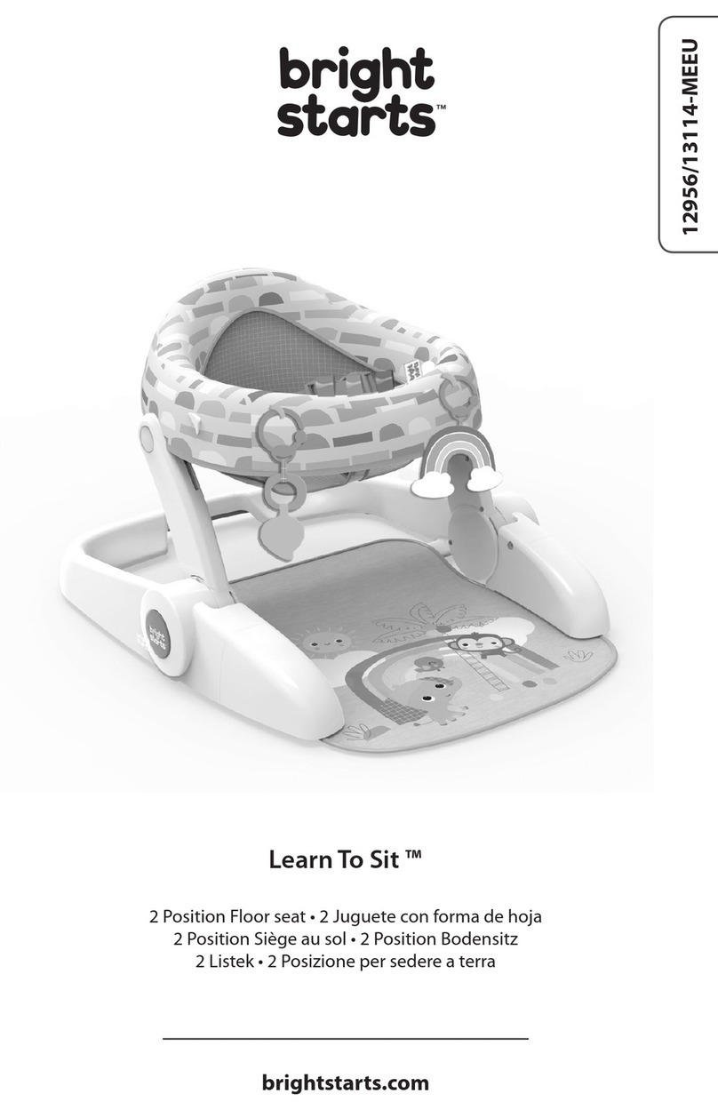 Bright Starts Learn To Sit manual
