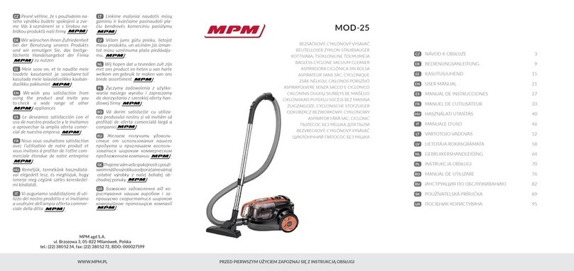 MPM MOD-25 User manual