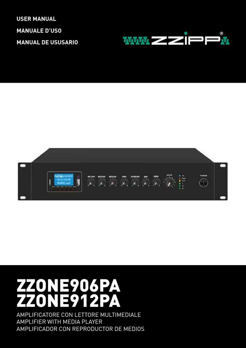 Zzipp ZZONE906PA User manual