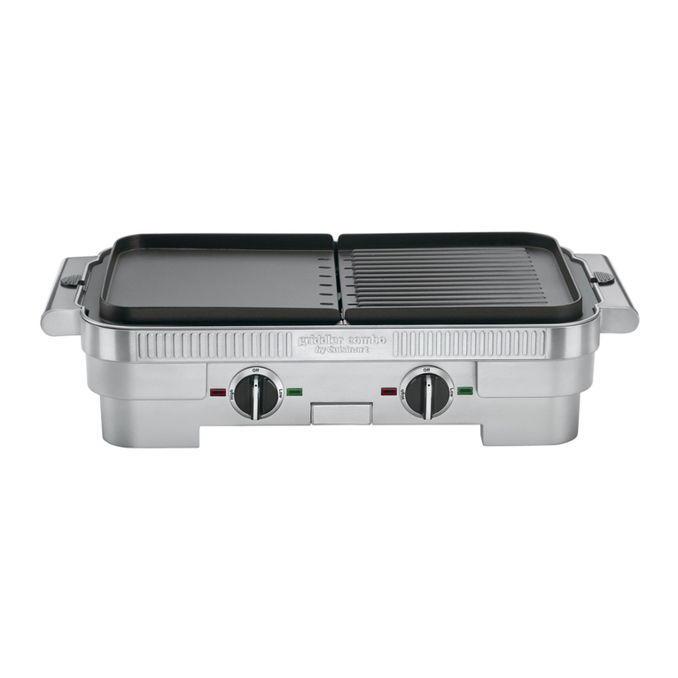 Cuisinart Griddler Combo GR-55 User manual