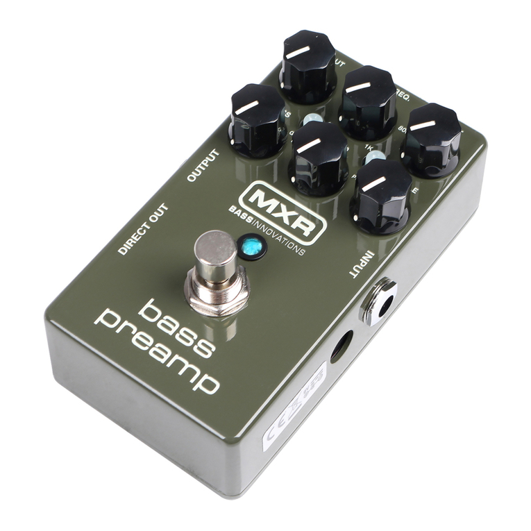 Dunlop MXR M81 user manual