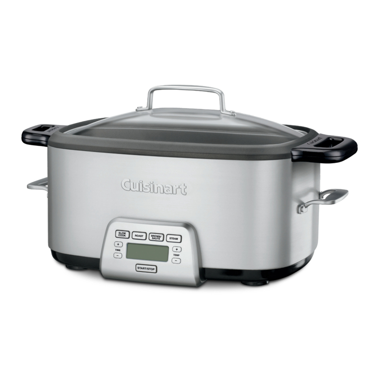 Cuisinart Cook Central MSC-800 Series User manual