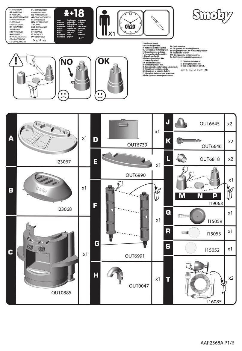 Smoby Nova Kitchen User manual