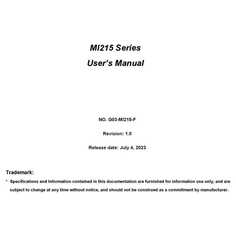 JETWAY MI215 Series user manual