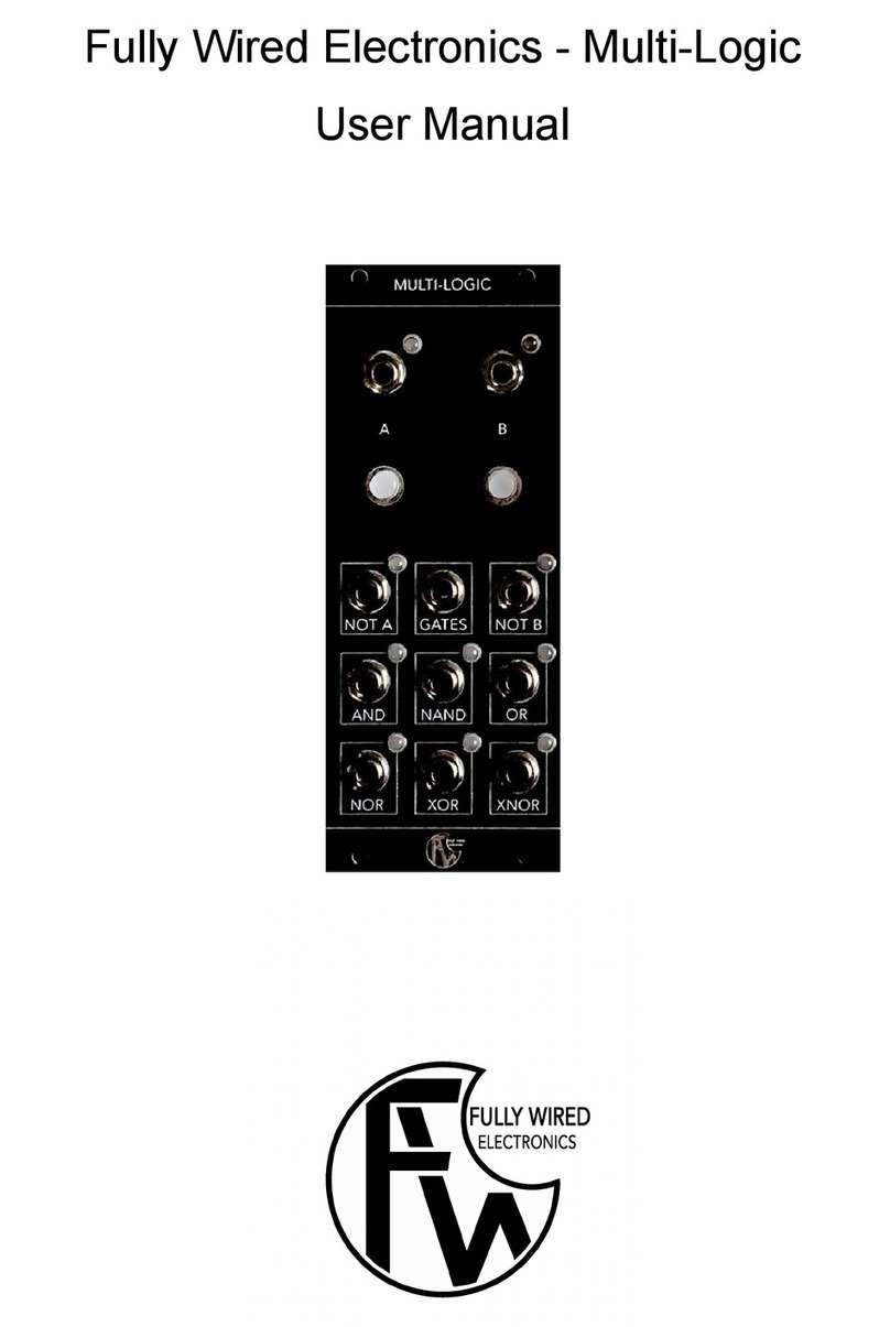 FULLY WIRED ELECTRONICS Multi-Logic user manual