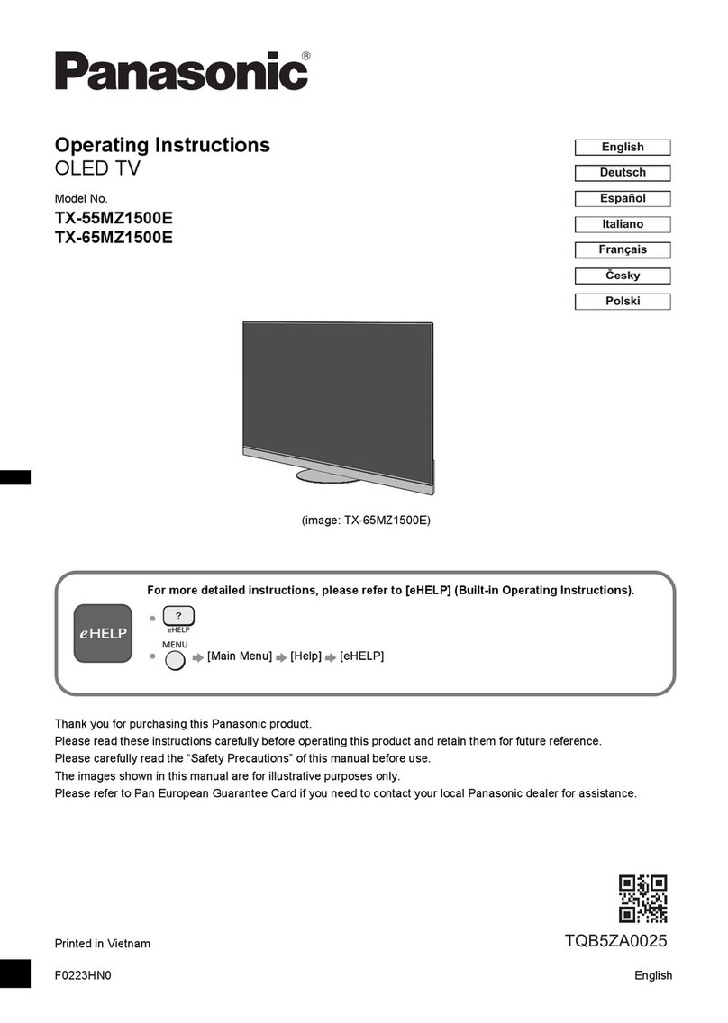 Panasonic TX-55MZ1500E operating instructions